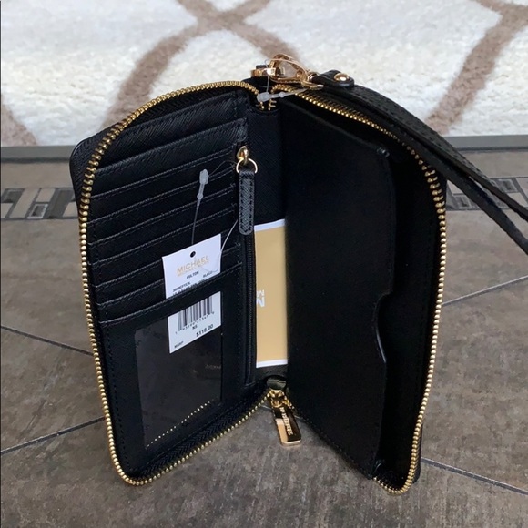 Michael Kors Fulton Lg Flat Phone Case Wristlet - Picture 6 of 16